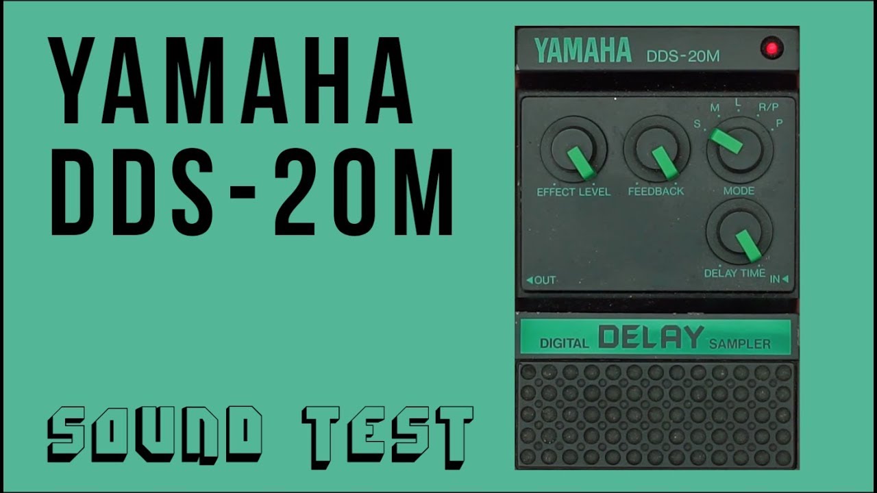 YAMAHA Digital Delay Sampler DDS-20M - YouTube