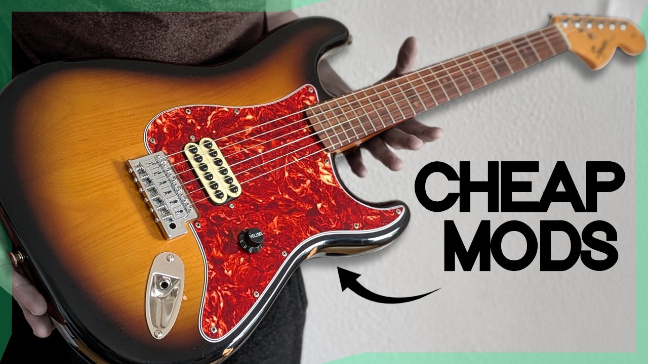 Making a Squier Stratocaster great with cheap mods! - YouTube