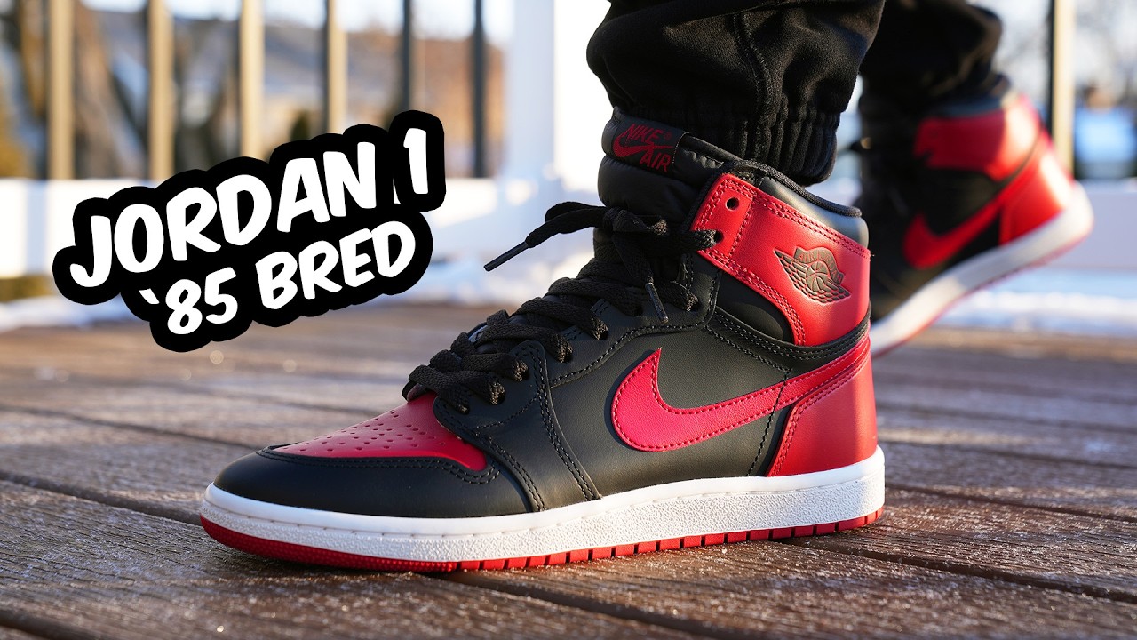 Air Jordan 1 High 85 Bred 2025 REVIEW & On Feet - YouTube