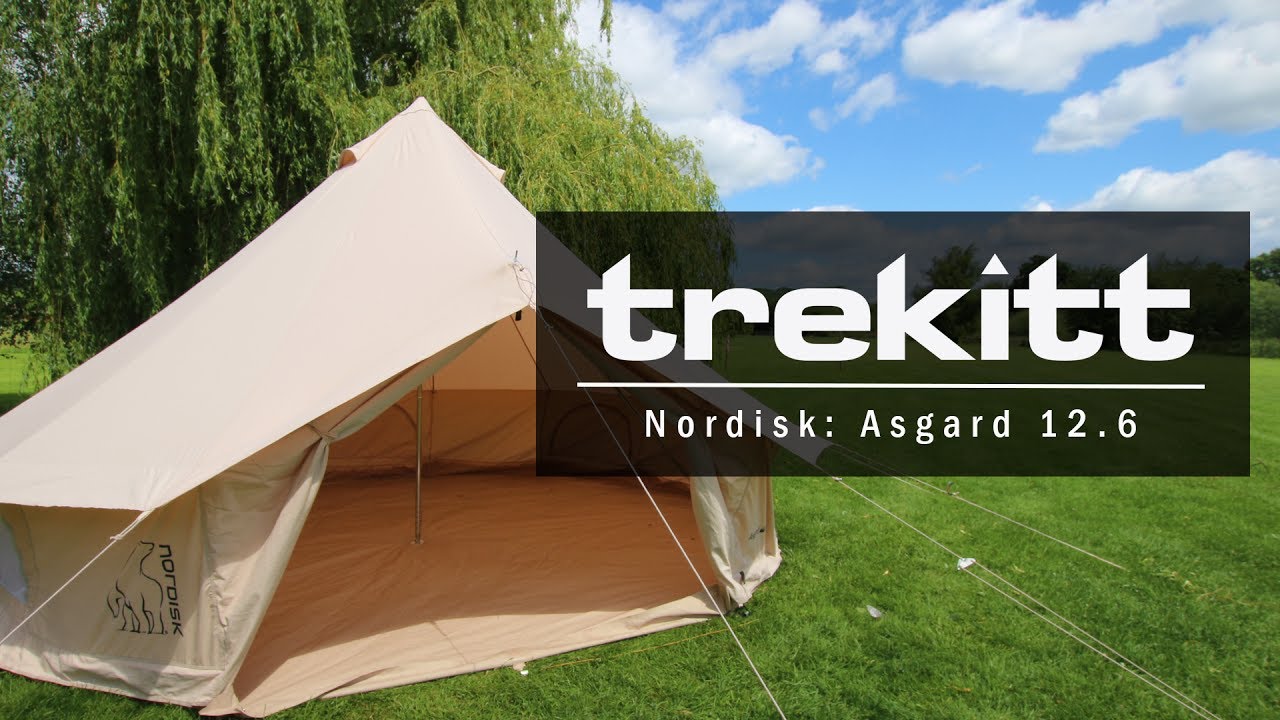 Inside Look & Setup: Nordisk Asgard 12.6m Cotton Tent - YouTube