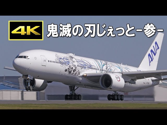 ANA「鬼滅の刃じぇっと -参-」成田発着遊覧フライト（2022年10月2日