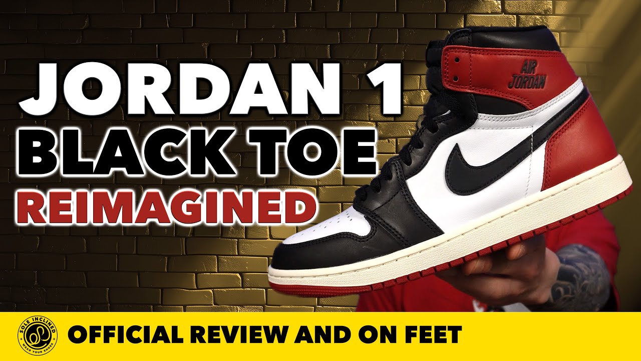 Air Jordan 1 'Black Toe Reimagined' In Depth Review and On Feet