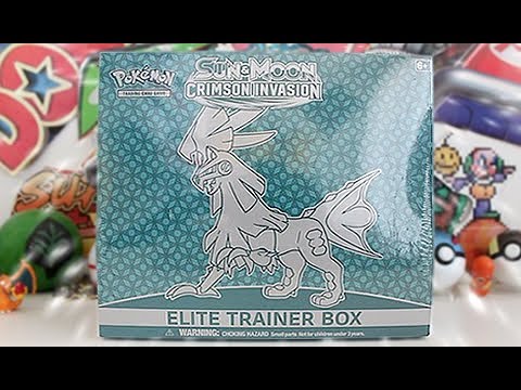 Opening a Pokemon Crimson Invasion Elite Trainer Box!!! - YouTube