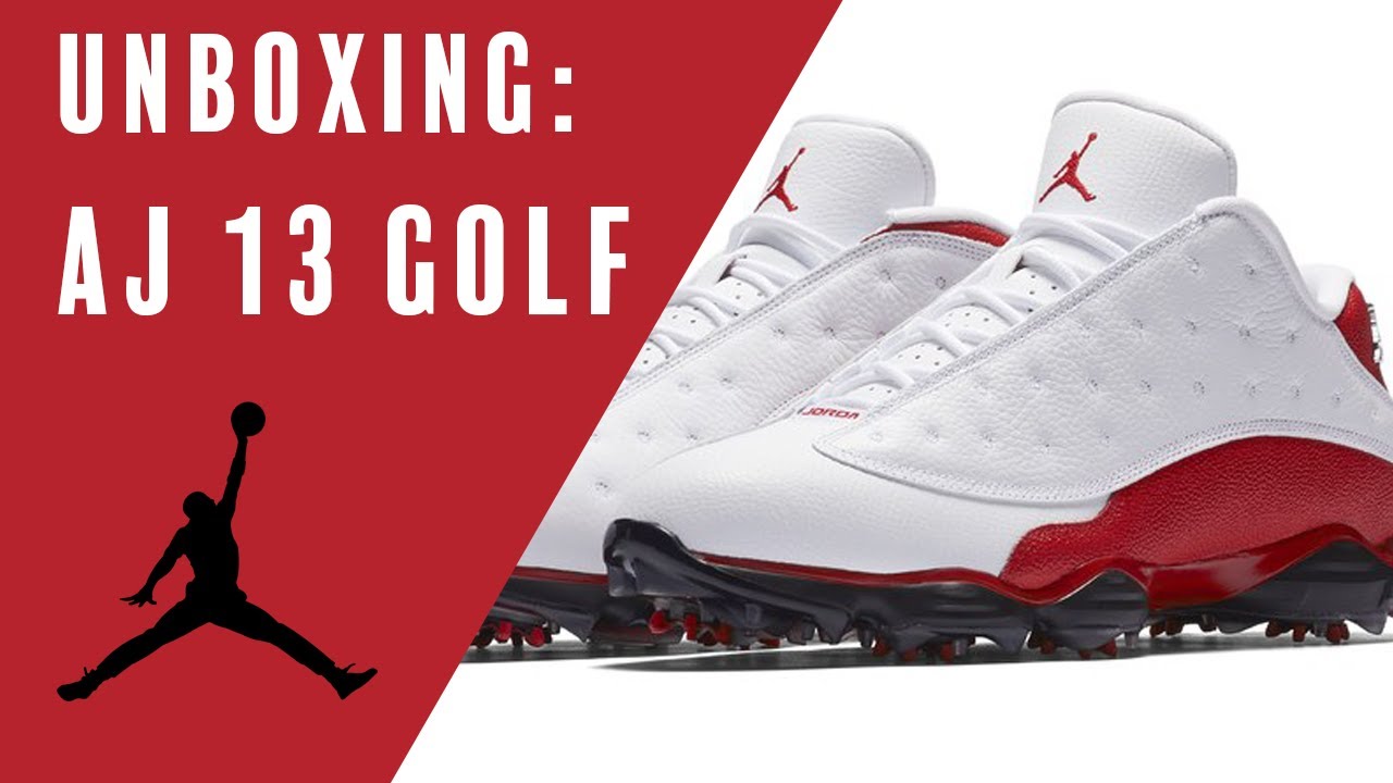 Air Jordan 13 Golf Unboxing - YouTube