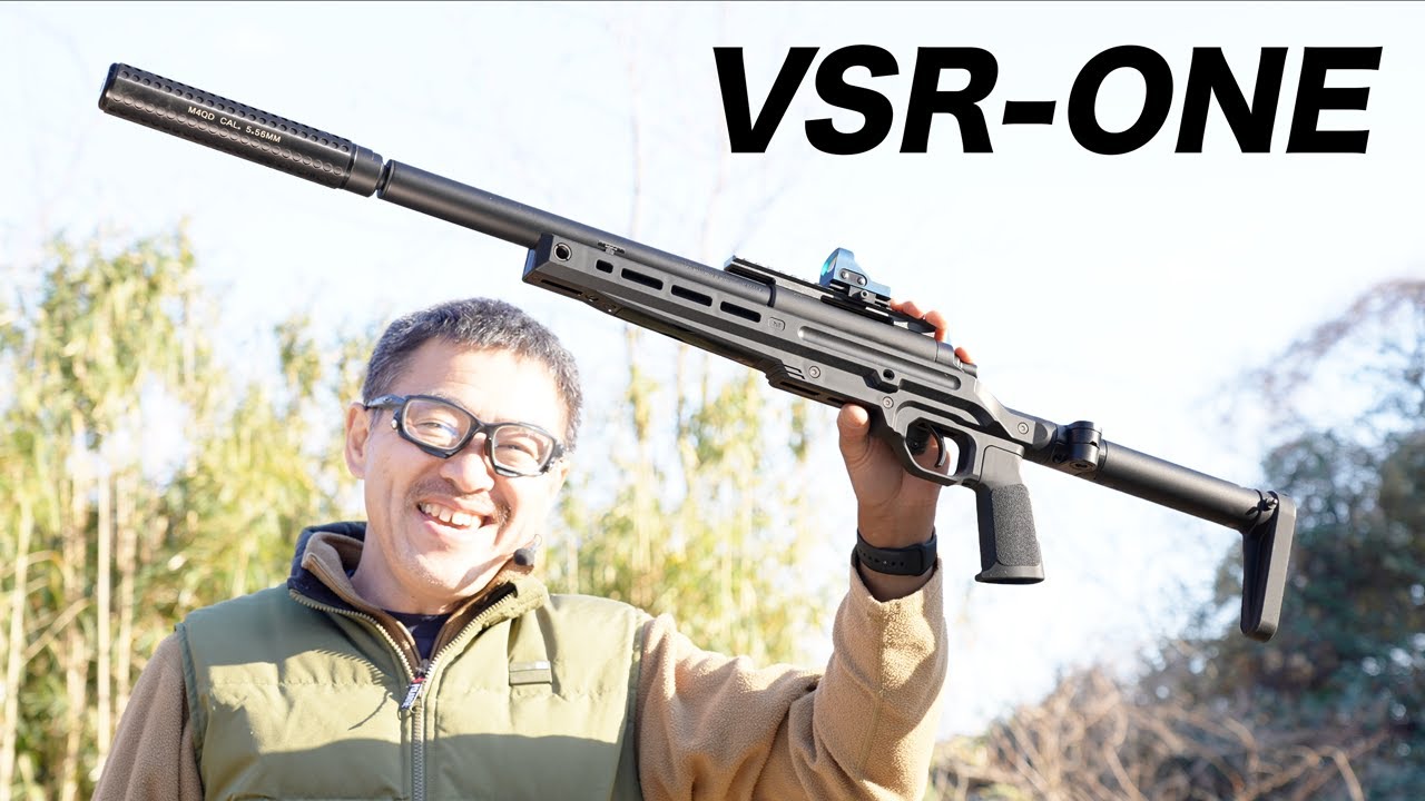 VSR-ONE 東京マルイ ボルトアクション エアガンレビュー - YouTube
