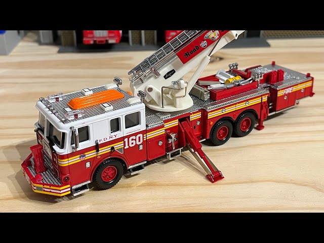 Code 3 FDNY Aerial Tower Ladder Fire Truck ￼1/64 scale - YouTube