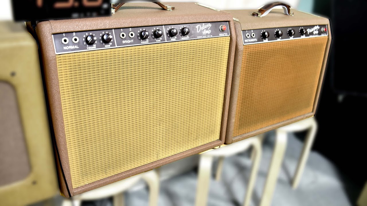 Fender BROWN FACE Deluxe のスピーカーでPrincetonを鳴らすと同じ音