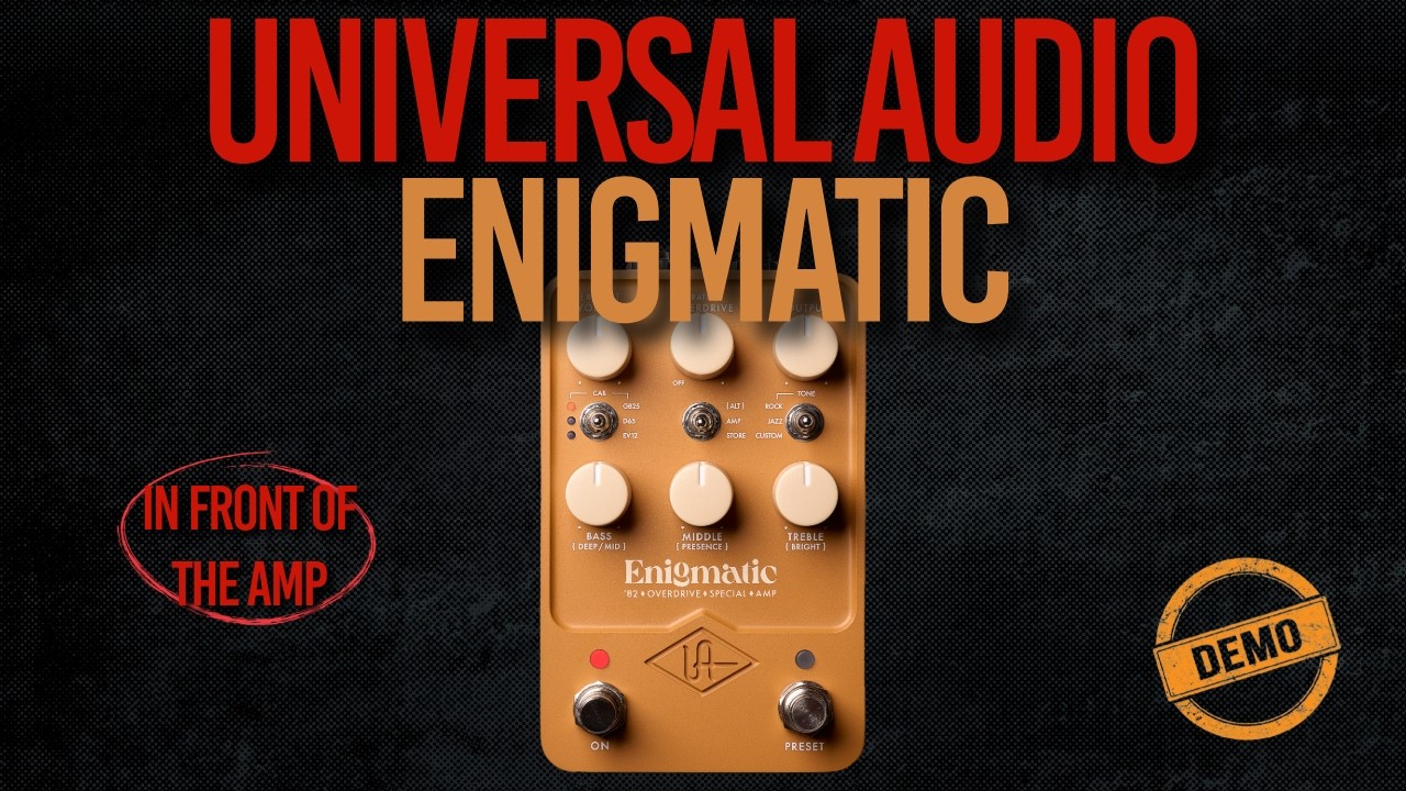Universal Audio UAFX Enigmatic - Overdriven Tones through real amp