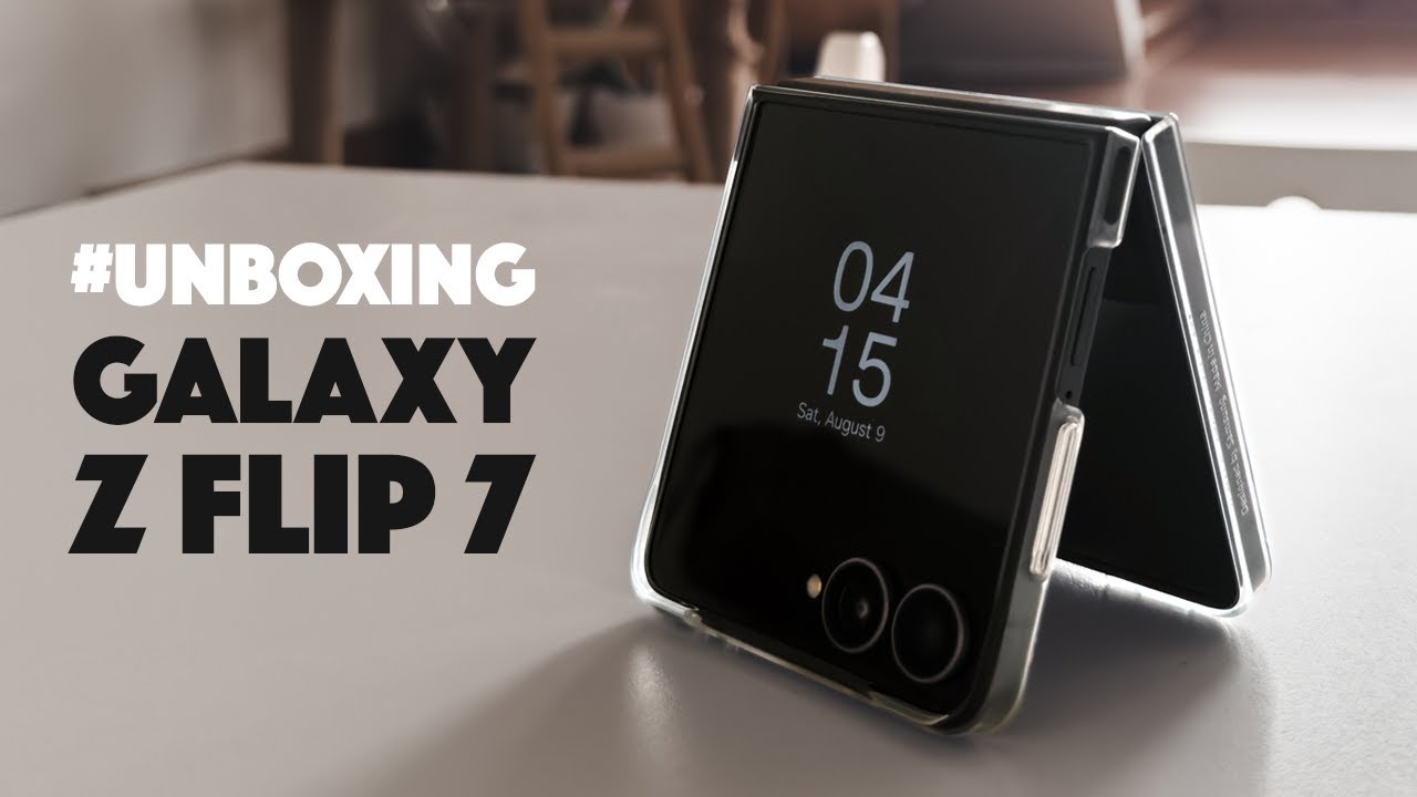 Samsung Galaxy Z Flip 7 Jet Black Unboxing Experience - YouTube