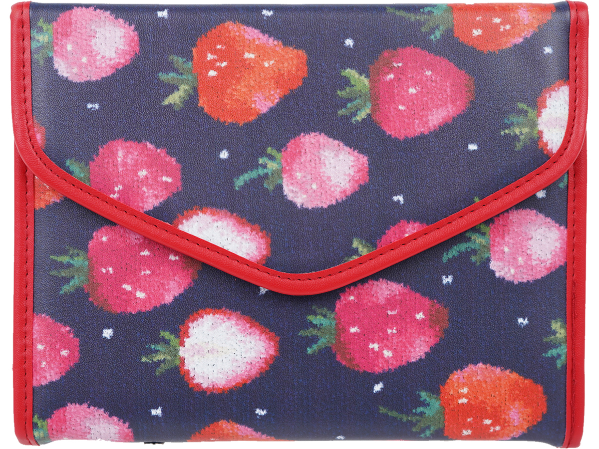 LOVERARY BY FEILER 多機能ケースBOOK STRAWBERRY DOTS | みんなの付録