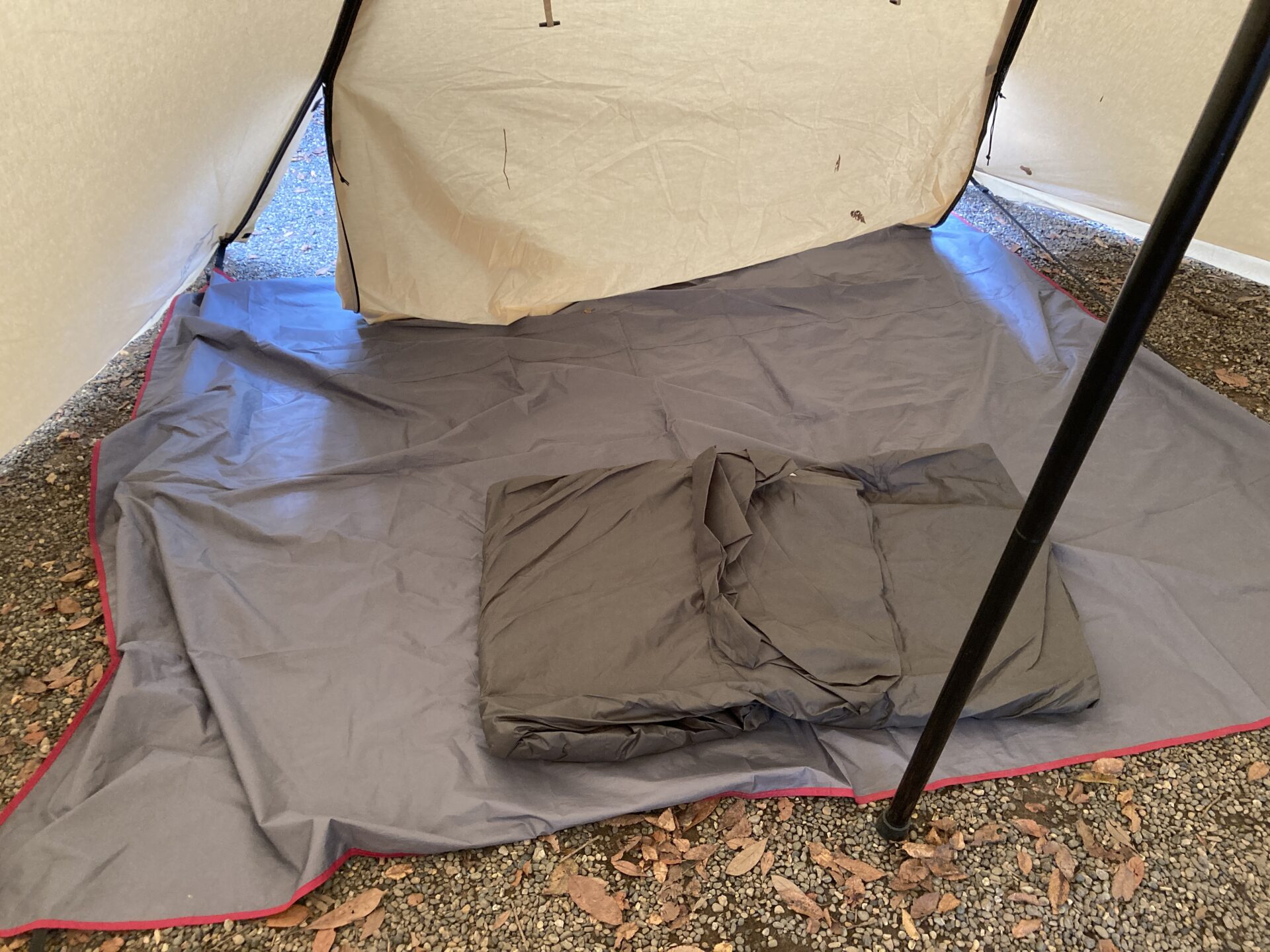 モーニンググローリーのグランドシート】 | MINIでファミキャン！