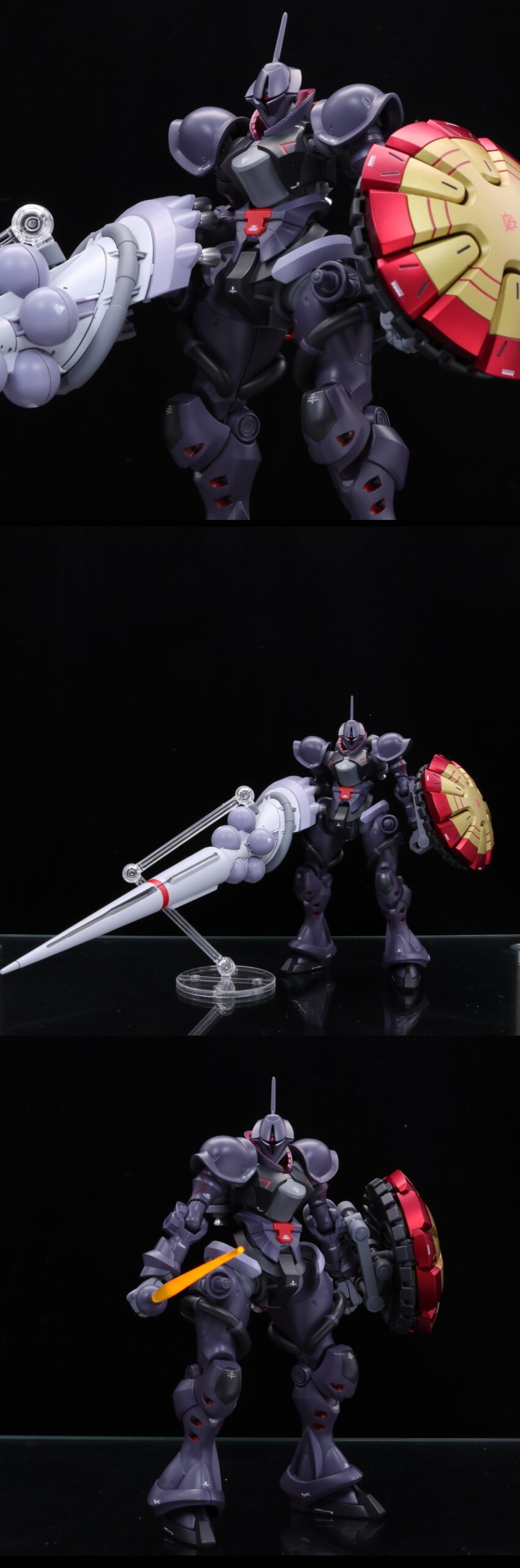 HG 1/144 ギャン(ハクジ装備) 一般機 エグザベ専用ギャン(ハクジ装備