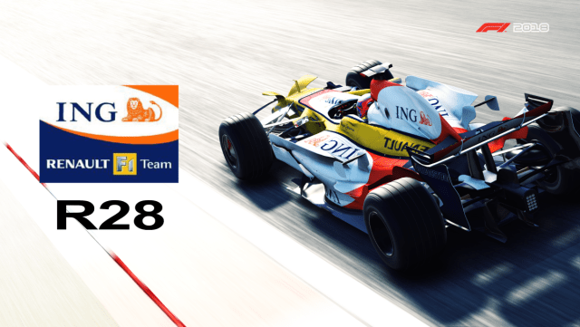 2008 ING Renault R28 [F1 2018] – When Boredom Strike… Play Games