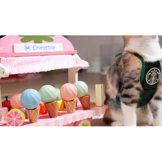 Cheerble Ice Cream moving cat toy - Electronic - Electric-Collars.com