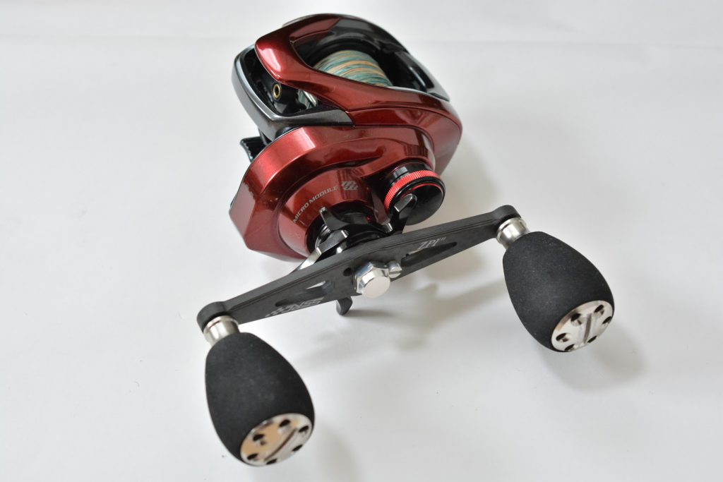 19スコーピオンMGLカスタム。サソリマークに似合う社外ハンドルを模索