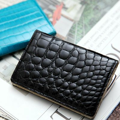 池田工芸】日本最大のクロコダイル専門店が贈るCrocodile Cardcase