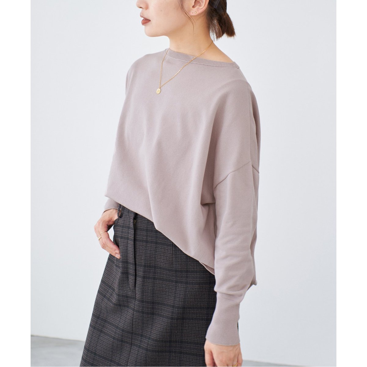 追加3》コットンストレッチ NEO ワイド長袖プルオーバー | イエナ(IENA