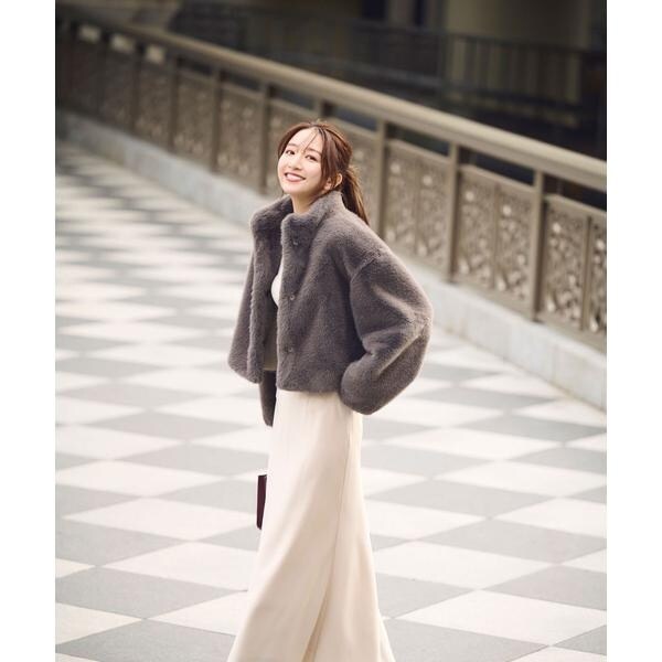 フェイクファーブルゾン | ナチュラルビューティーベーシック(NATURAL