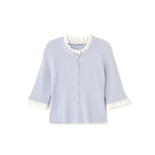 フリルカラーリブニット | ジル バイ ジル スチュアート(JILL by JILL