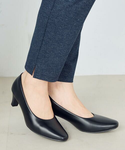 スクエアトゥブラックパンプス （パンプス）｜COMME CA ISM
