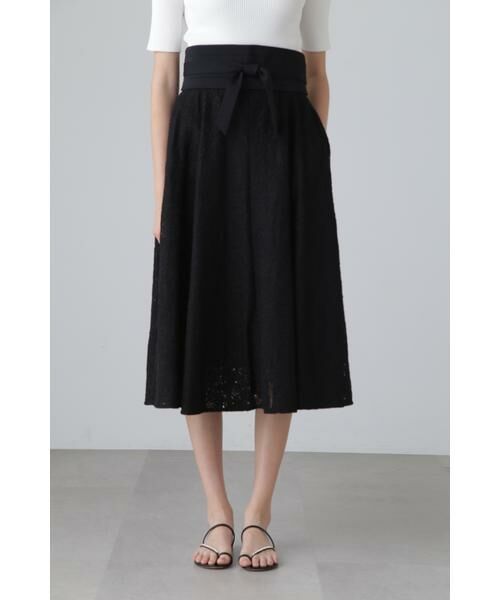 セール】 ビッグフラワーレーススカート （スカート）｜ADORE