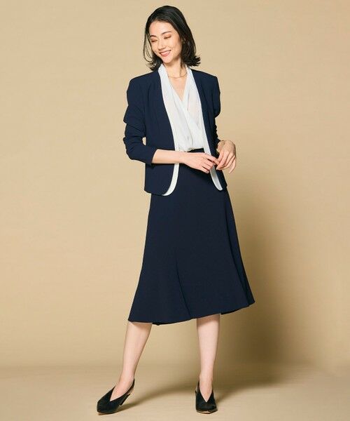 L-size】CINDY / ダブルカラージャケット （ノーカラージャケット