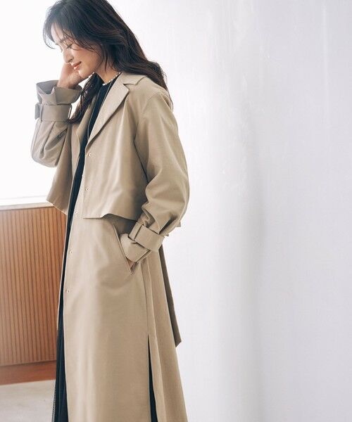 セール】 【洗える】4WAYトレンチ コート （トレンチコート）｜自由区