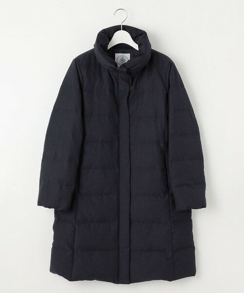 セール】 千鳥&グレンチェック ロング ダウン コート （ダウン