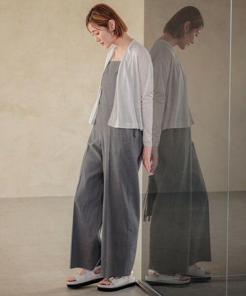 セール】 【CLASSY.6月号掲載/洗える】リネンレーヨンストレッチ