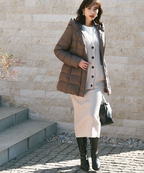 セール】 【洗える】カシミヤブレンド ニット カーディガン