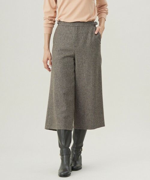 セール】 【WEB限定カラーあり】ツイードツイル キュロット パンツ