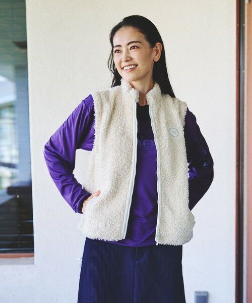 セール】 【WOMEN】ボアベスト （ベスト）｜23区GOLF / ニジュウサン