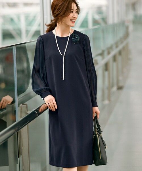 セットアップ対応】トリアセダブルジョーゼット シフォンスリーブ