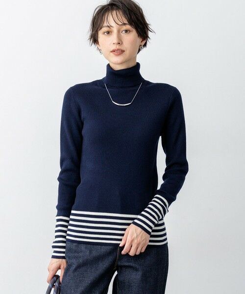 セール】 【見上愛さん着用/VERY掲載/洗える】ウーステッドウール リブ