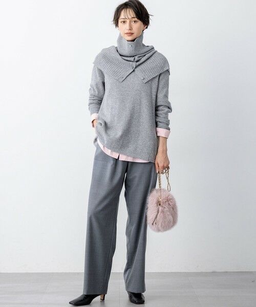 セール】 【洗える】ピュアカシミヤ フレア ニット （ニット・セーター