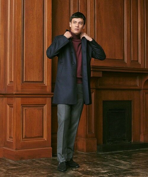 Nikkei magazine掲載】カシミヤ混スタンドカラーコート （その他