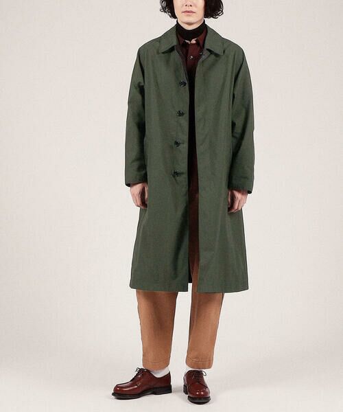 セール】 コットンチノクロス×ナイロン リバーシブル ステンカラー