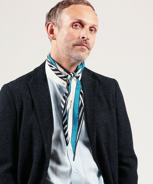 セール】 Fratelli Luigi シルク プリントスカーフ （バンダナ