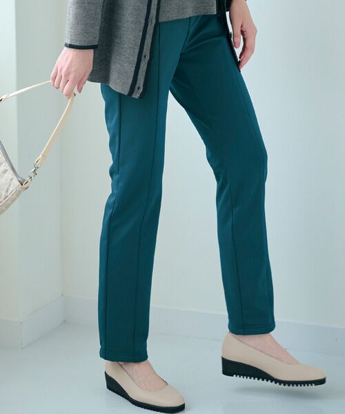 ヒートフェクト 裏起毛ストレッチパンツ(股下65cm) （スラックス