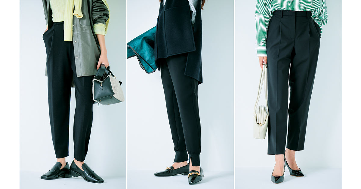 セオリーの美脚パンツ4選】使えるカラーと最旬シルエットを解説！ | VERY