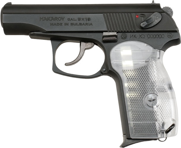 マカロフのブルガリア生産型をスケルトングリップ付きで再現「KSC