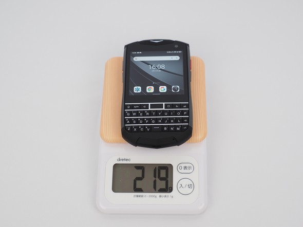 200g台だけど“軽くなった”「Unihertz Titan Pocket」のQWERTY