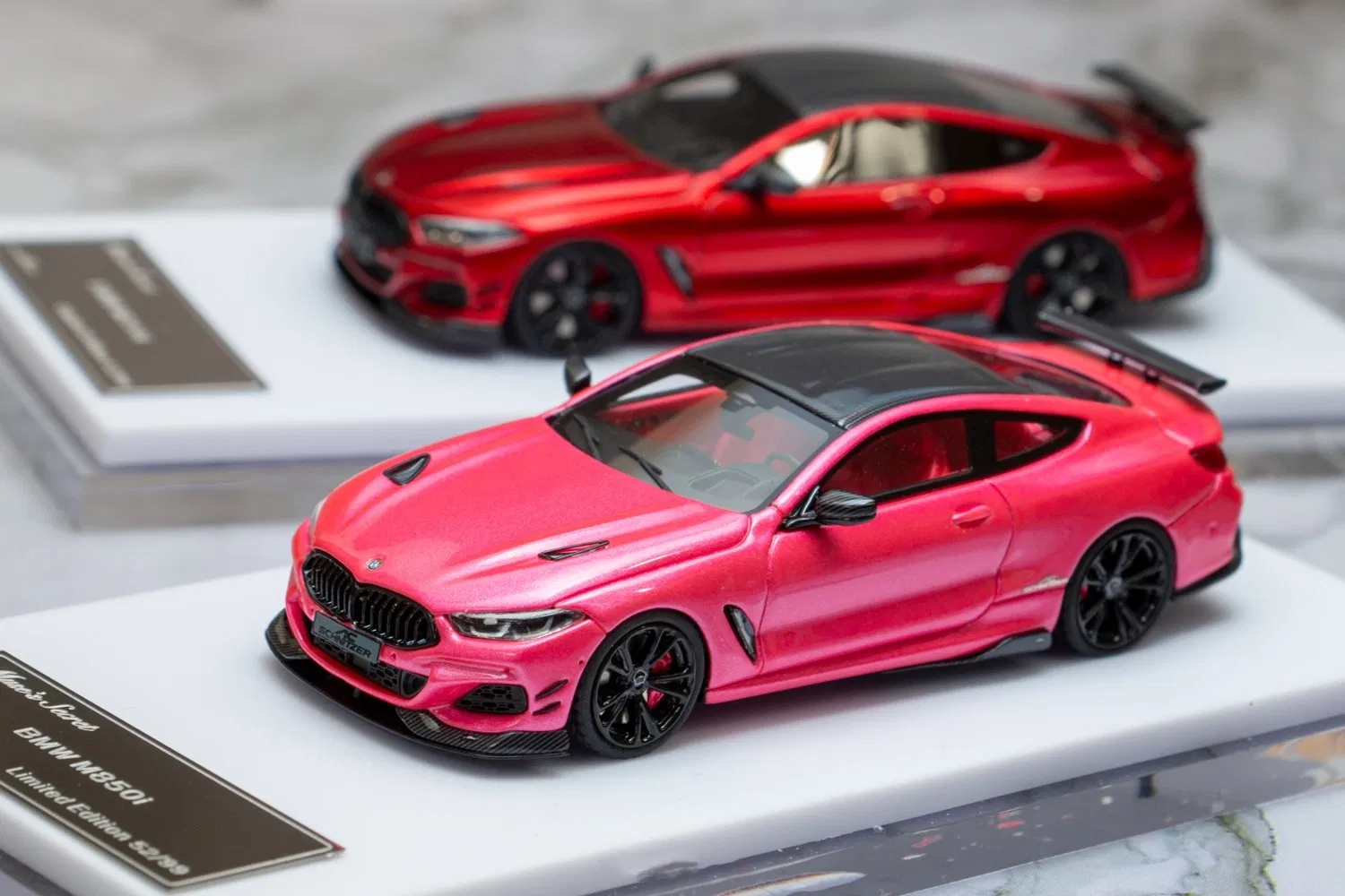 Muse' S Secret BMW M850I AC Modified 1/64 Resin Car Model - Resin