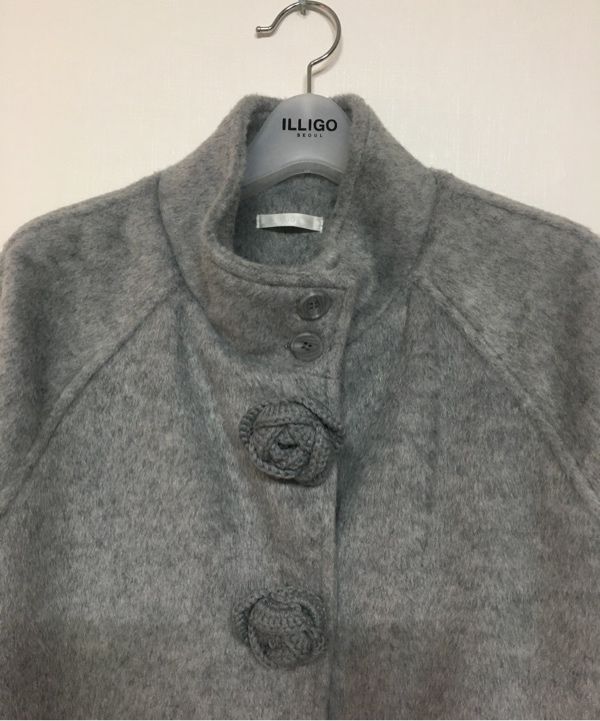 MUSINSA公式 | ILLIGO フレールハーフコート グレー