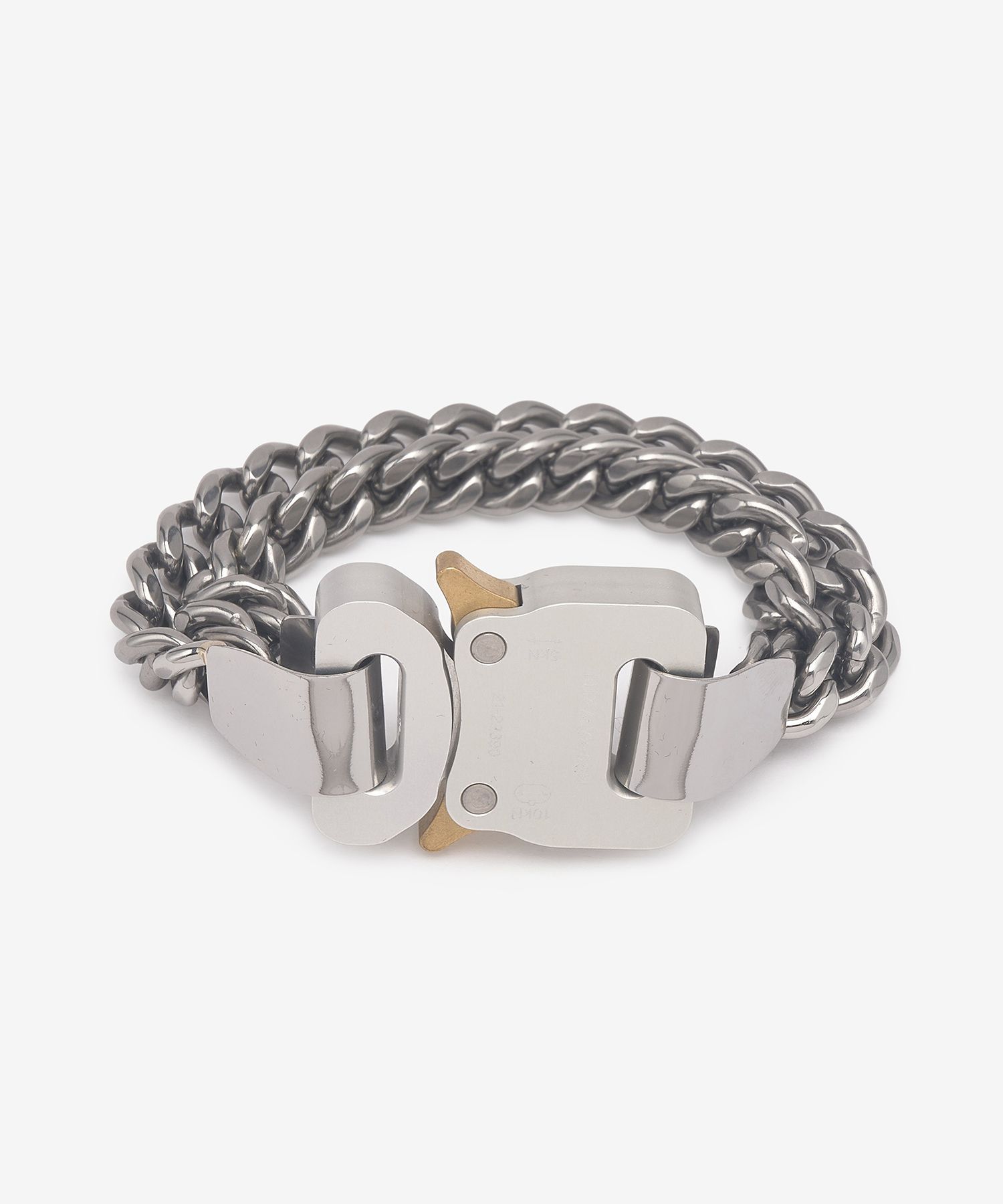 MUSINSA公式 | 1017 ALYX 9SM ダブルチェーンブレスレット - シルバー