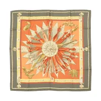 エルメス カレ90 SELLES A HOUSSE カバーへの腰かけ スカーフ シルク