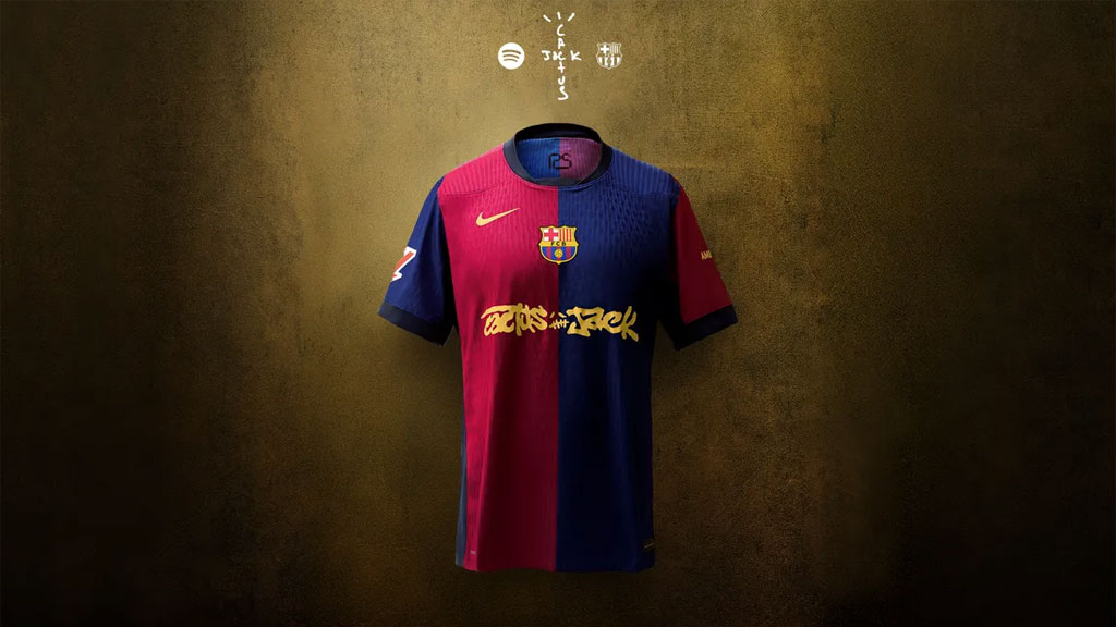 11日のクラシコ限定！「バルセロナ×トラヴィス・スコット」コラボ