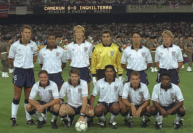 若きガスコイン、躍動！イングランド代表「1990ホーム」ユニフォーム