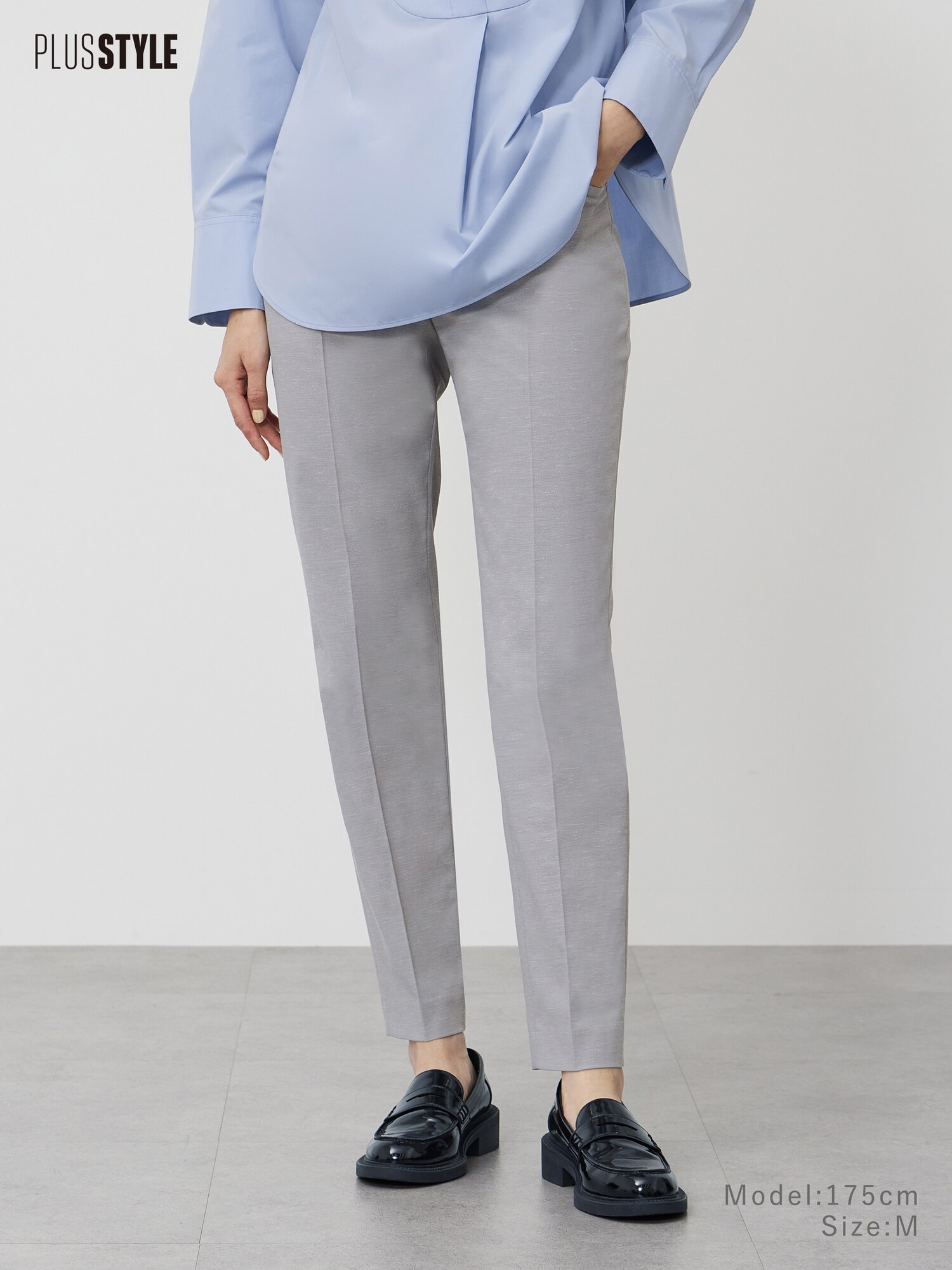 PLST(プラステ)公式 | レディースのPLUS STYLE パンツ (リネンブレンド)