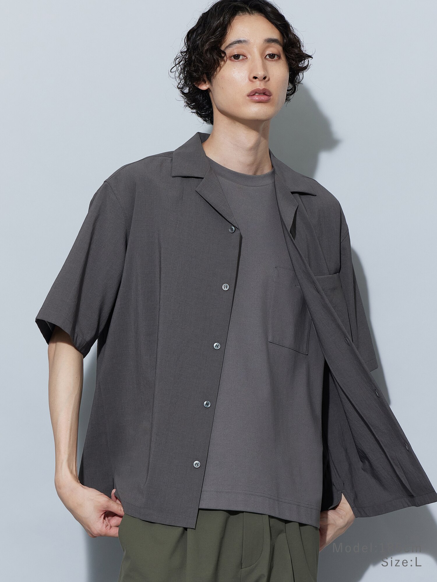 PLST(プラステ)公式 | プレシャスドライオープンカラーシャツ（半袖）